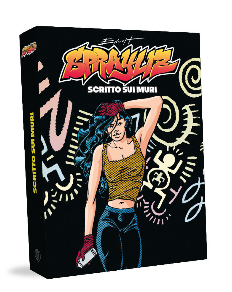 il volume del fumetto Sprayliz - scritto sui muri pubblicato in libreria da If Edizioni
