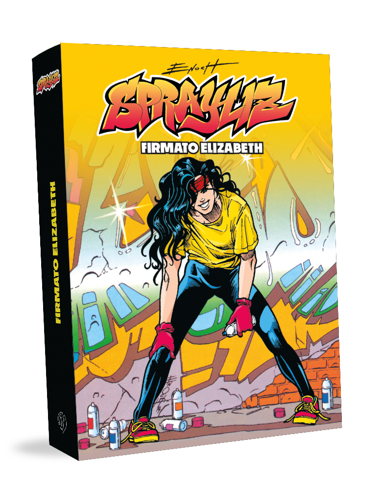 il volume del fumetto Sprayliz - scritto sui muri pubblicato in libreria da If Edizioni