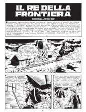 la prima pagina del episodio intitolato il re della frontiera contenuto nel numero 126 de Il Piccolo Ranger, in uscita il 15 novembre 2022, un fumetto storico italiano riportato in edicola dalla casa editrice di fumetti If Edizioni. Gli episodi cont