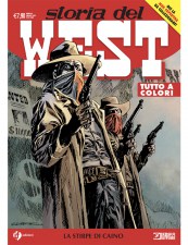 la copertina del volume 50 della serie a fumetti Storia del West, fumetto pubblicato in edicola in co-edizione con Sergio Bonelli Editore