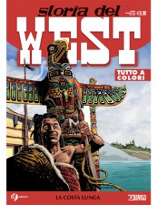 la copertina del volume 44 della serie a fumetti Storia del West, fumetto pubblicato in edicola in co-edizione con Sergio Bonelli Editore