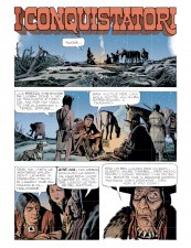 la prima pagina del volume 51 della serie a fumetti Storia del West, fumetto pubblicato in edicola in co-edizione con Sergio Bonelli Editore
