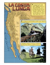 la prima pagina del volume 44 della serie a fumetti Storia del West, fumetto pubblicato in edicola in co-edizione con Sergio Bonelli Editore