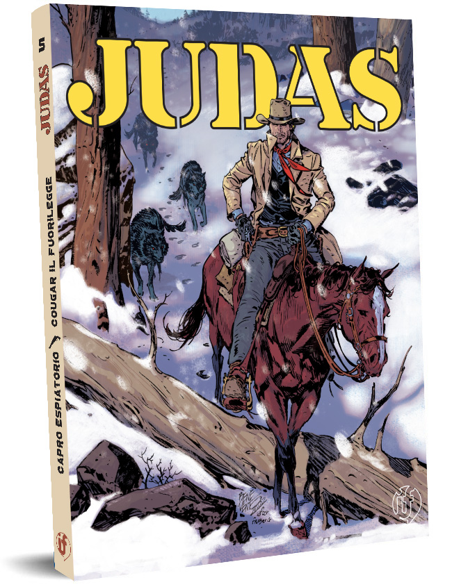 Il volume di Judas numero 5, fumetto pubblicato dalla If Edizioni, ideato da Ennio e Vladimiro Missaglia e disegnato da Ivo Pavone