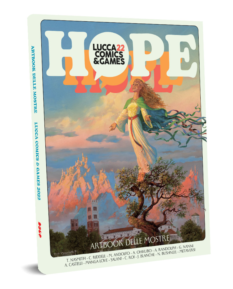 Il volume art book Hope inerente alla edizione 2022 di Lucca Comics and Games.